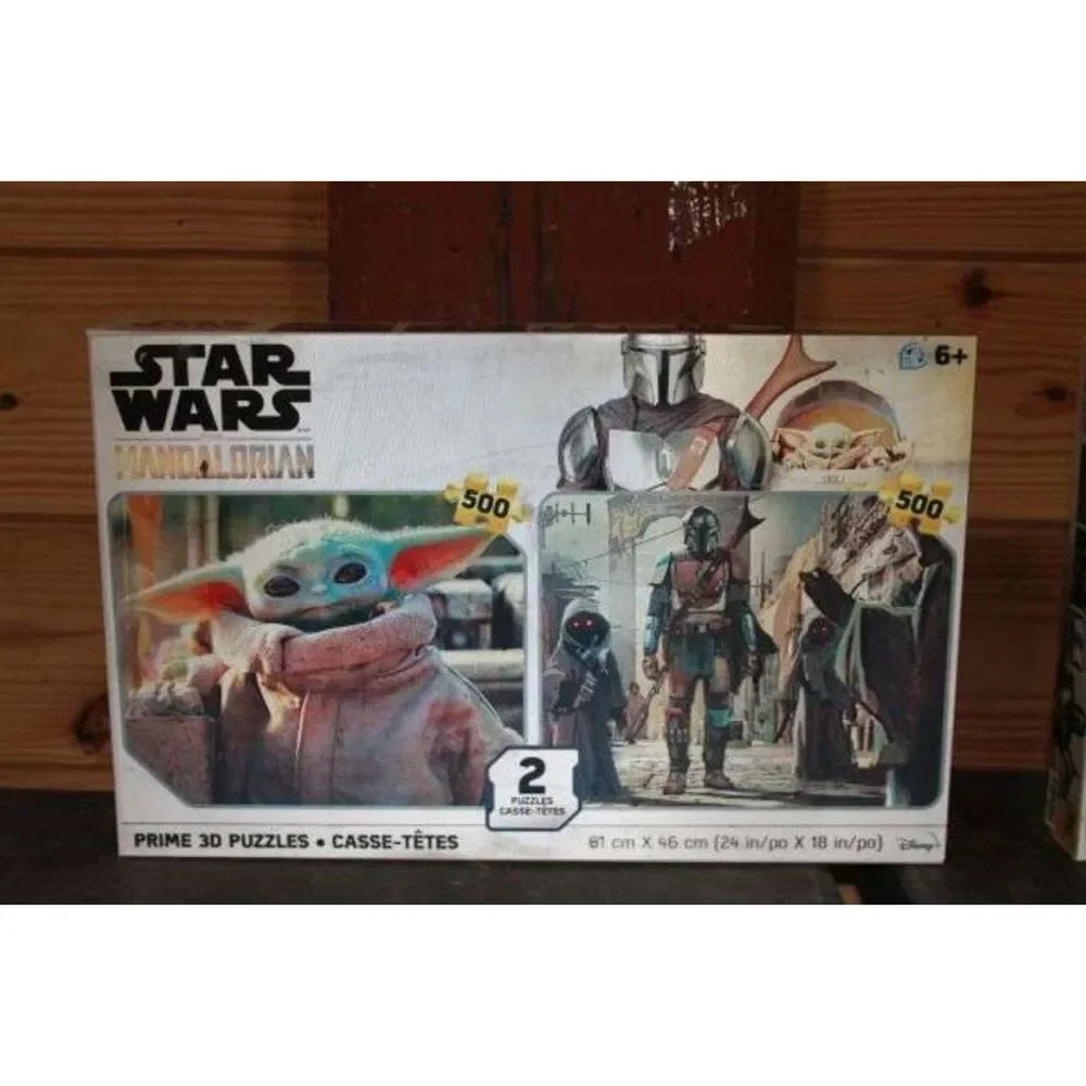 Star Wars Puzzle 2 puzzles 500 pc 3D jigsaw
